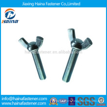 Blue- White Plated Carbon Steel Wing Bolts